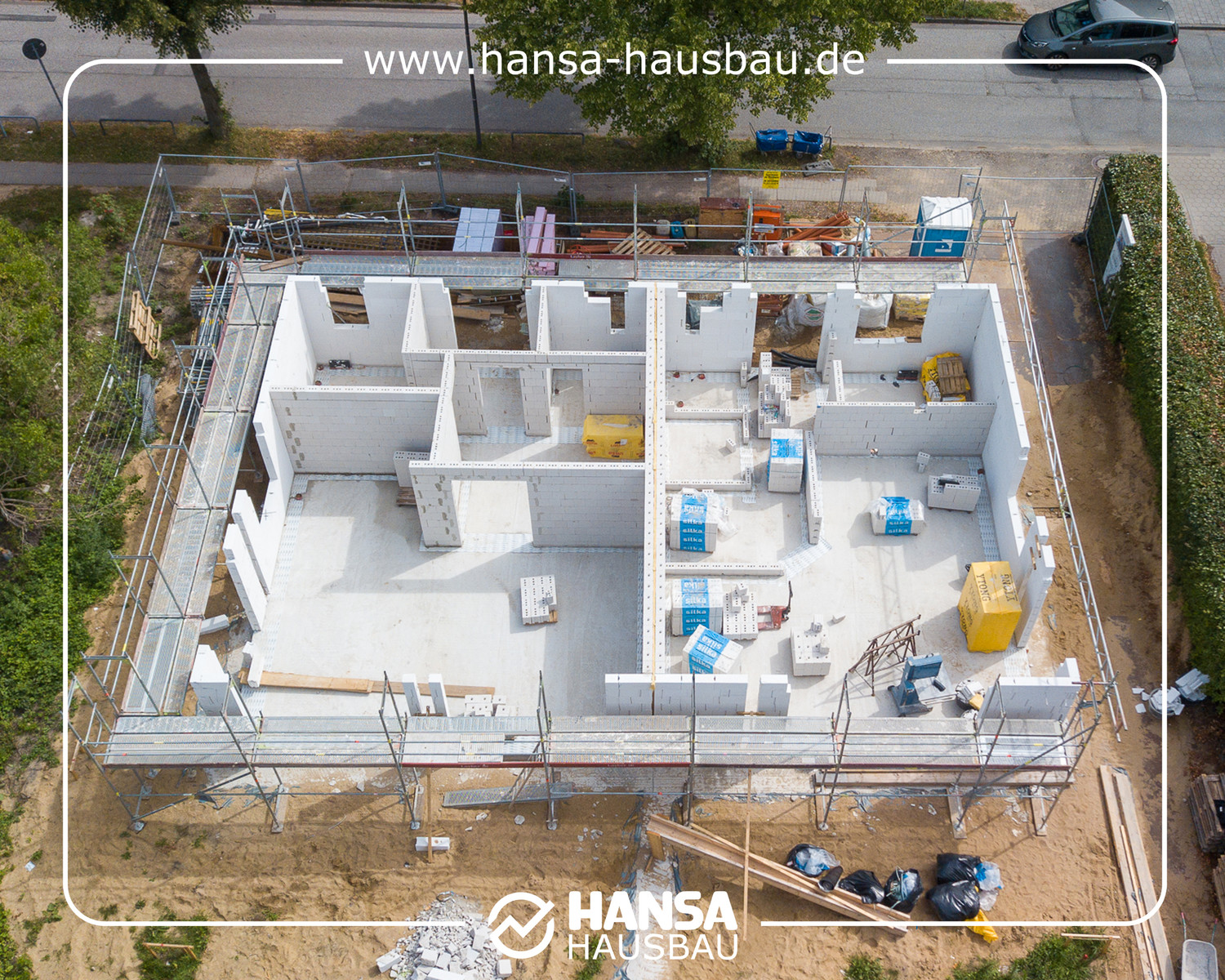 Hansa Hausbau Bauplanung Architektenhaus Neubau 
