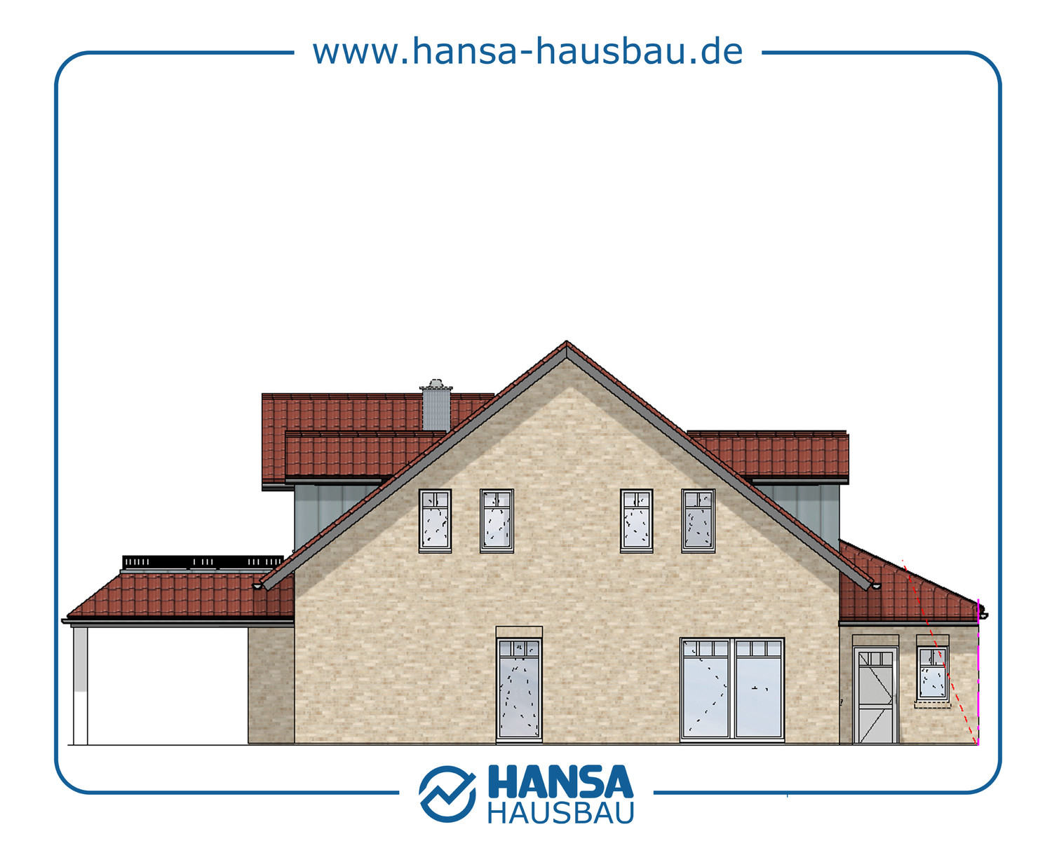 Hansa Hausbau Bauplanung Architektenhaus Neubau 