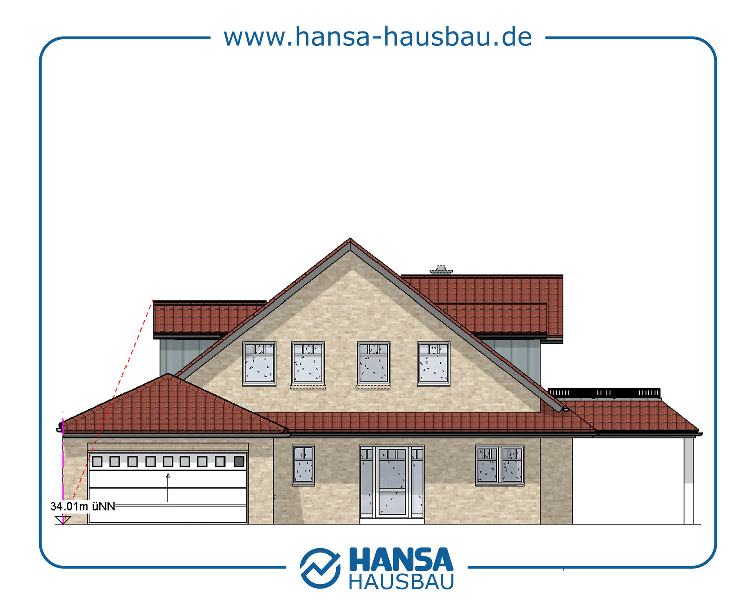 Hansa Hausbau Architektenhaus Balkon 03