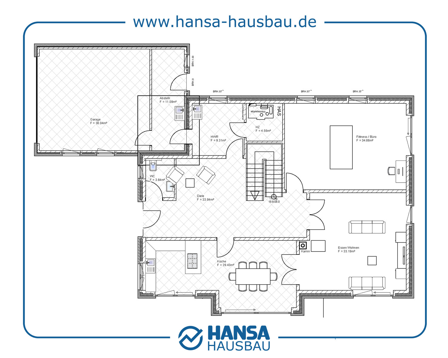 Hansa Hausbau Architektenhaus Balkon 05