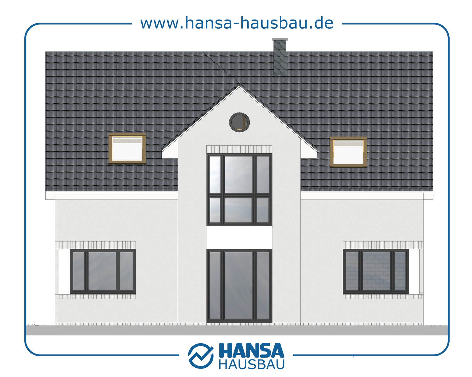 Hansa Hausbau Bauplanung Architektenhaus Neubau 