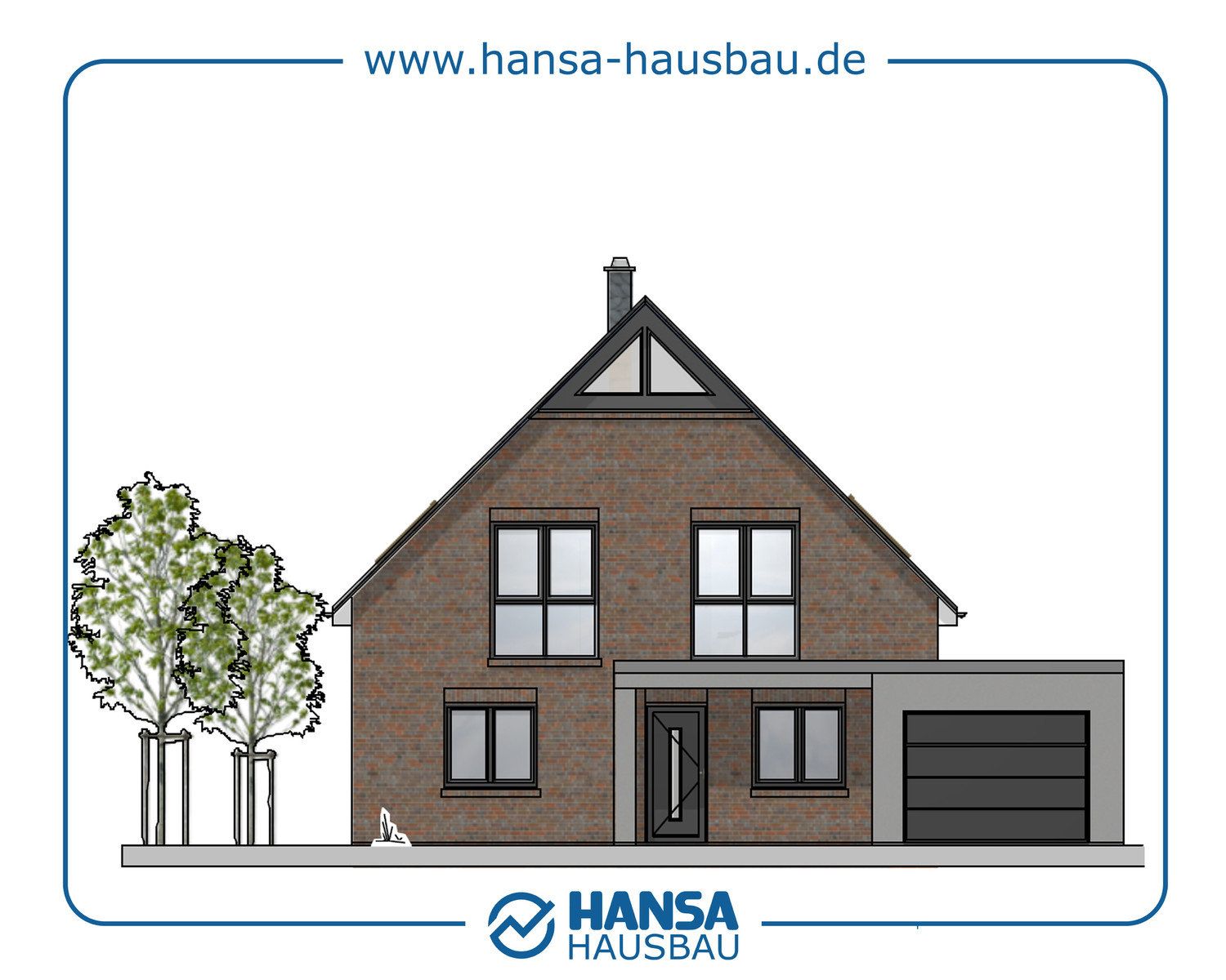 Hansa Hausbau Neubau Satteldach 193 M² 03