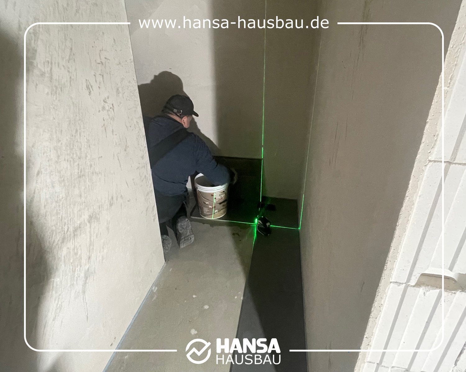 Hansa Hausbau Fliesenarbeiten Lilienthal Neubau 05