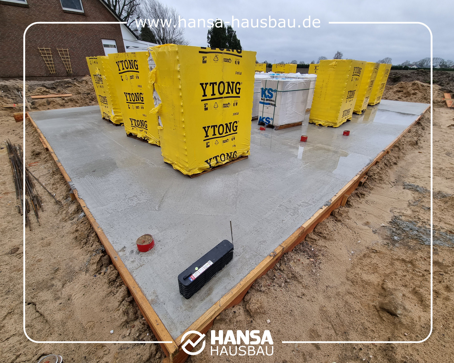 Hansa Hausbau Bodenplatte Kummerfeld Neubau 03