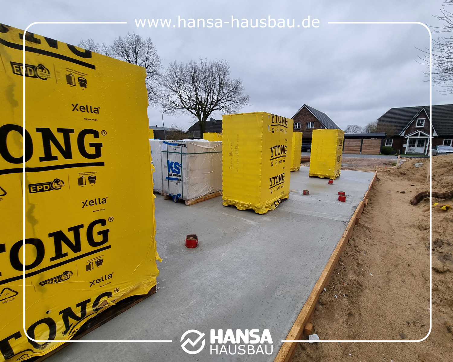 Hansa Hausbau Bodenplatte Kummerfeld Neubau 04