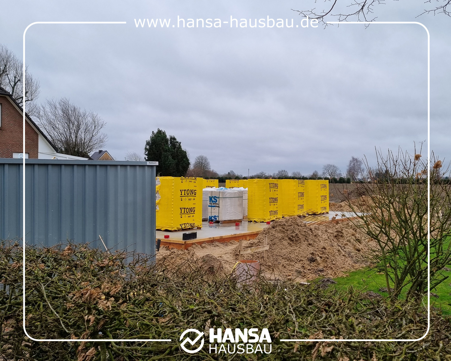 Hansa Hausbau Bodenplatte Kummerfeld Neubau 05