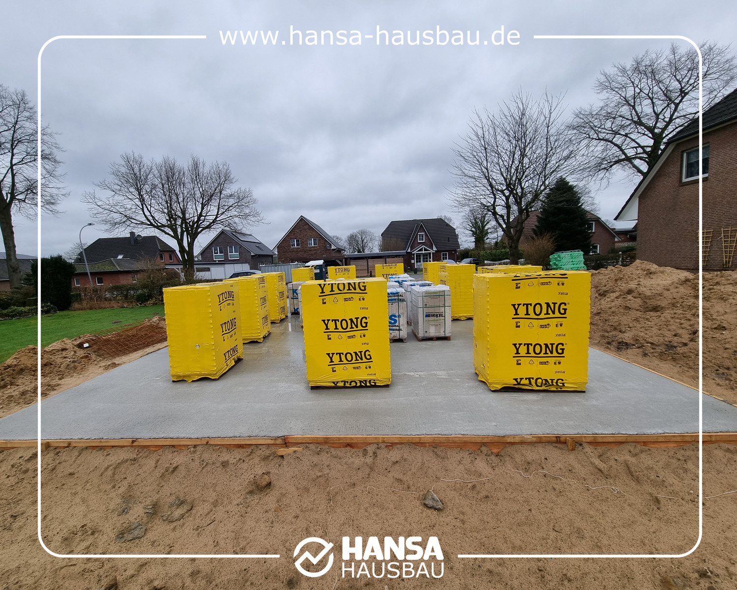 Hansa Hausbau Bodenplatte Kummerfeld Neubau 06