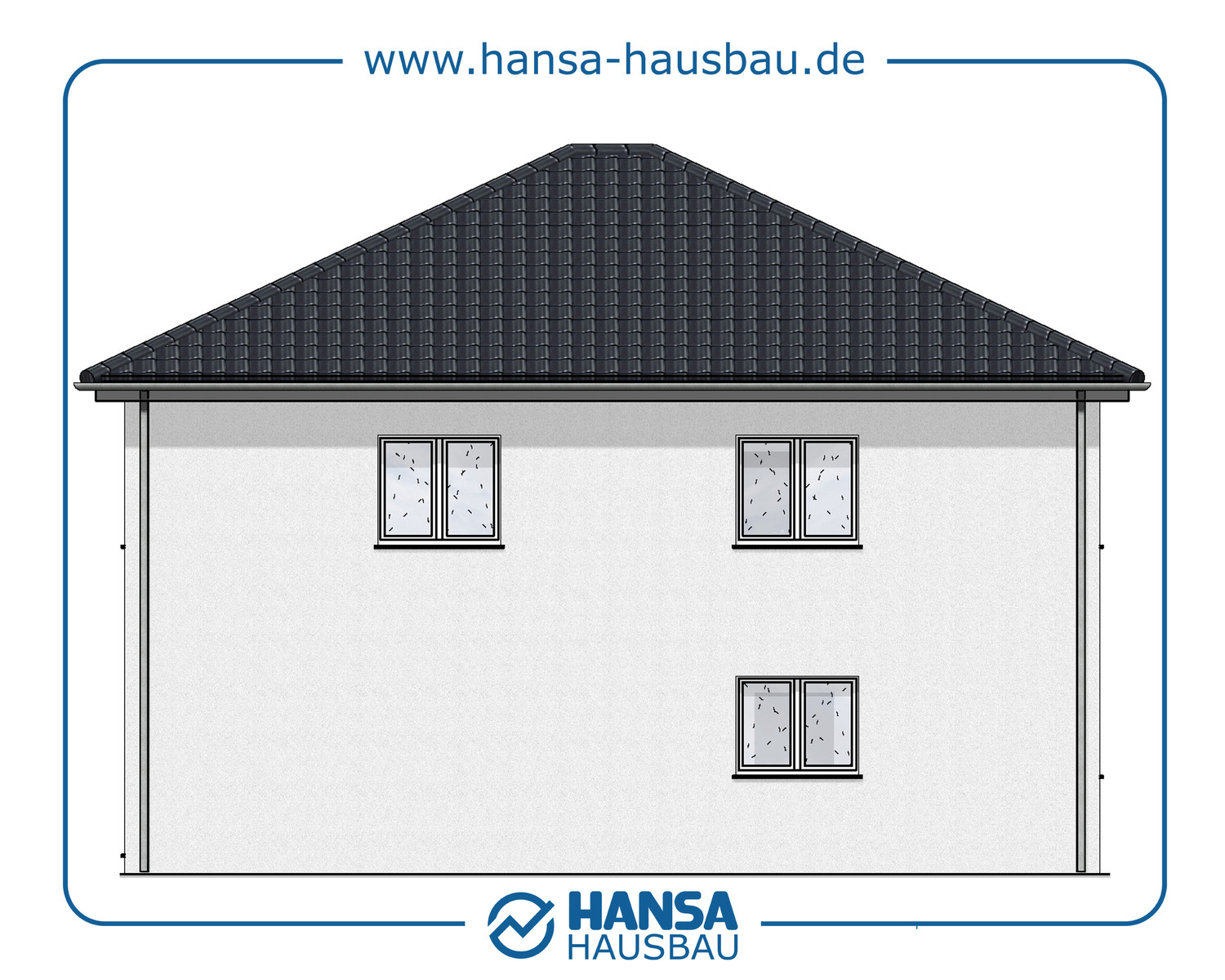 Hansa Hausbau Doppelhaus Stadtvillla 02