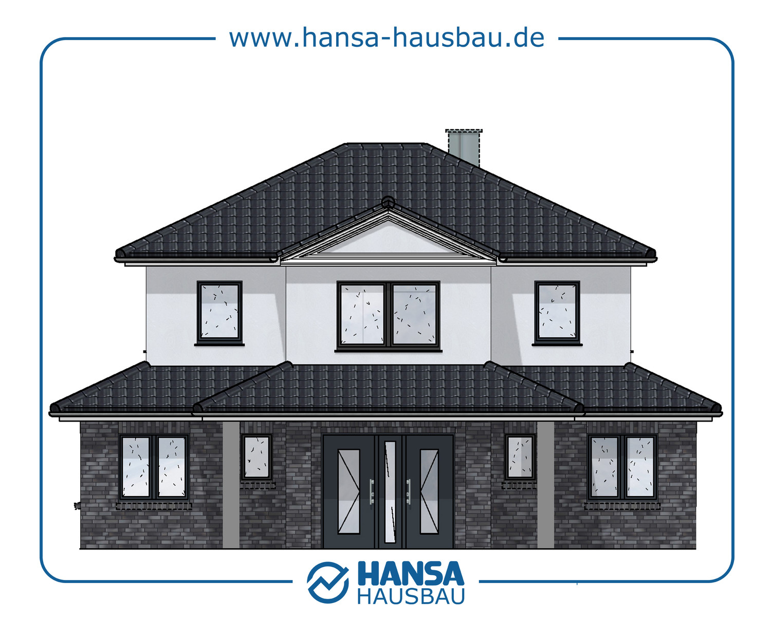 Hansa Hausbau Bauplanung Architektenhaus Neubau Vechta