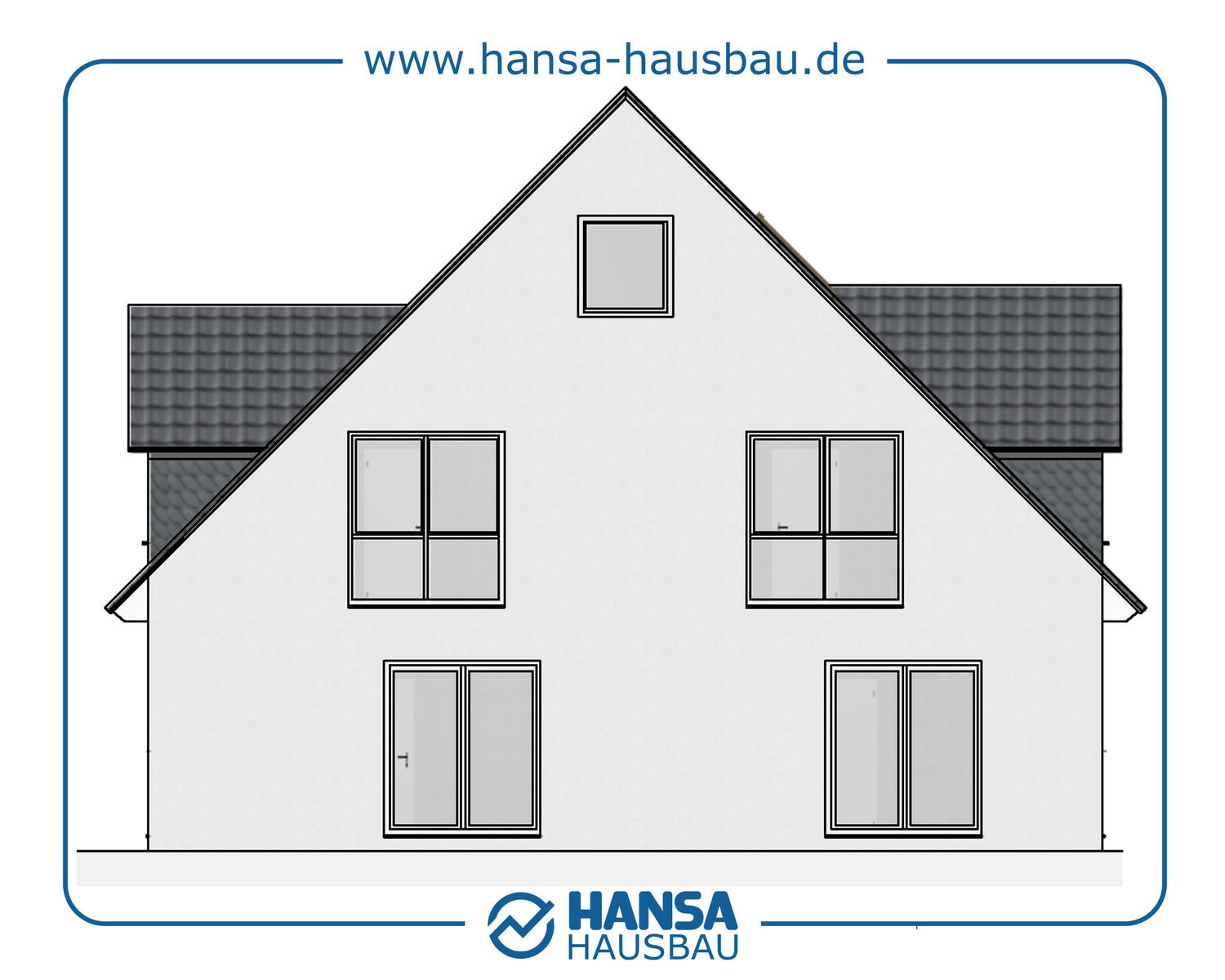 Hansa Hausbau Doppelhaus Klein 03