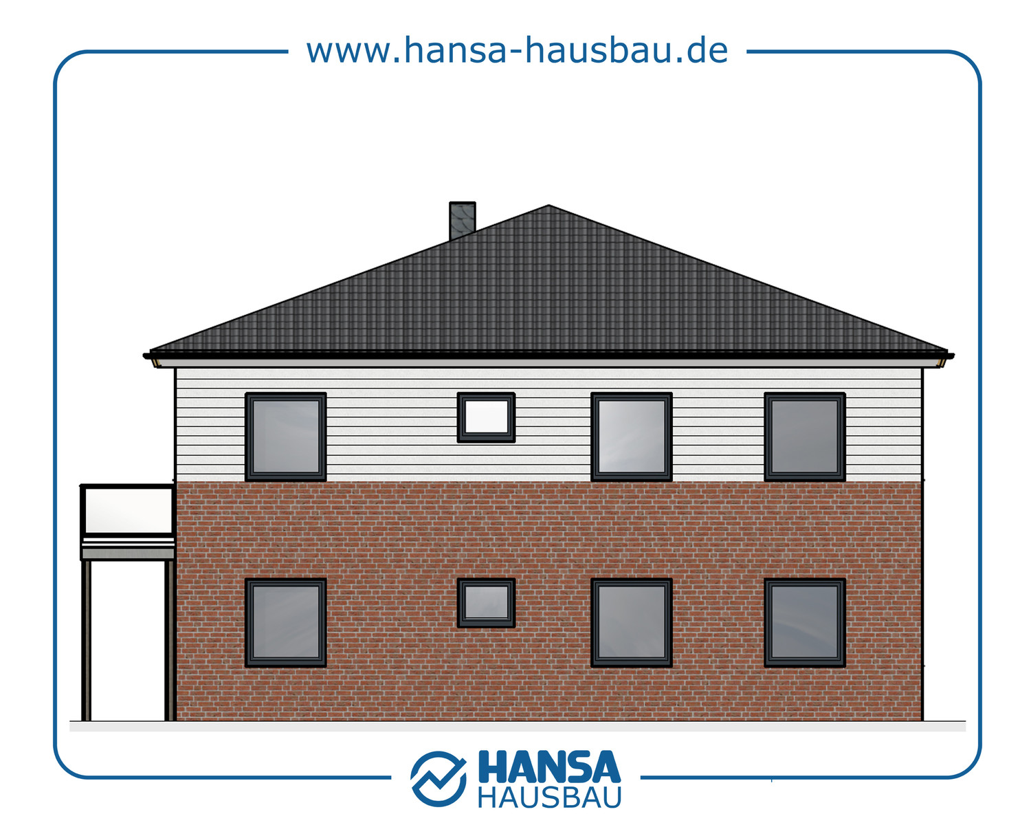 Hansa Hausbau Bauplanung Architektenhaus Neubau 