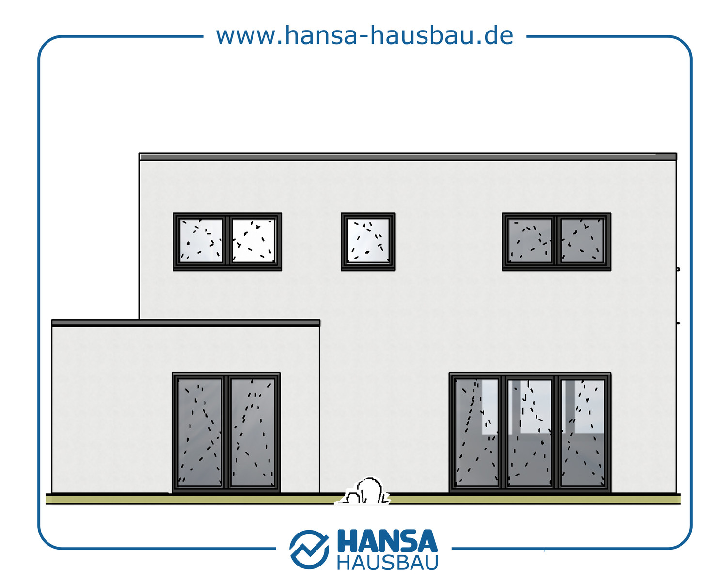Hansa Hausbau Bauplanung Architektenhaus Neubau 