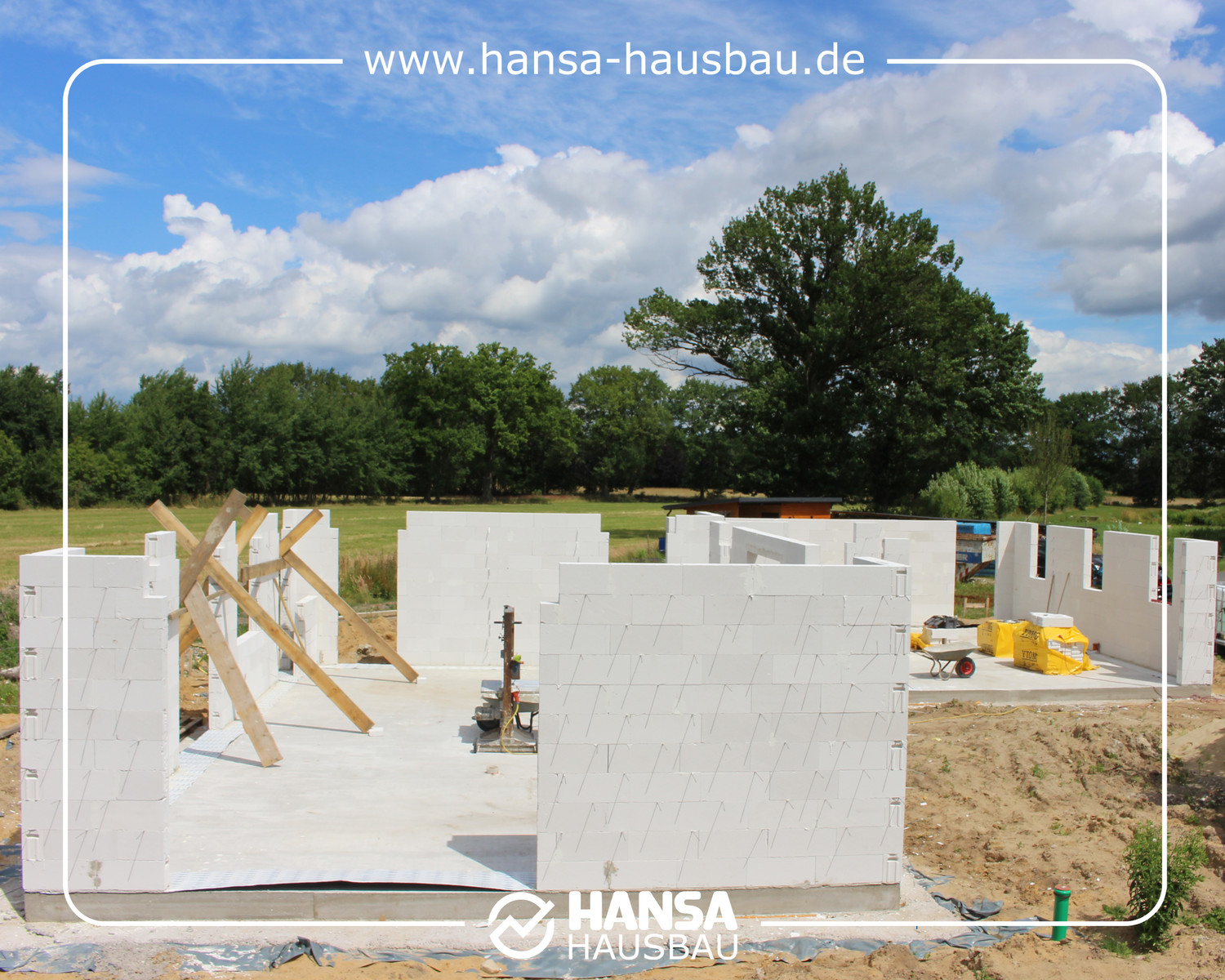 Hansa Hausbau Bauplanung Architektenhaus Neubau 