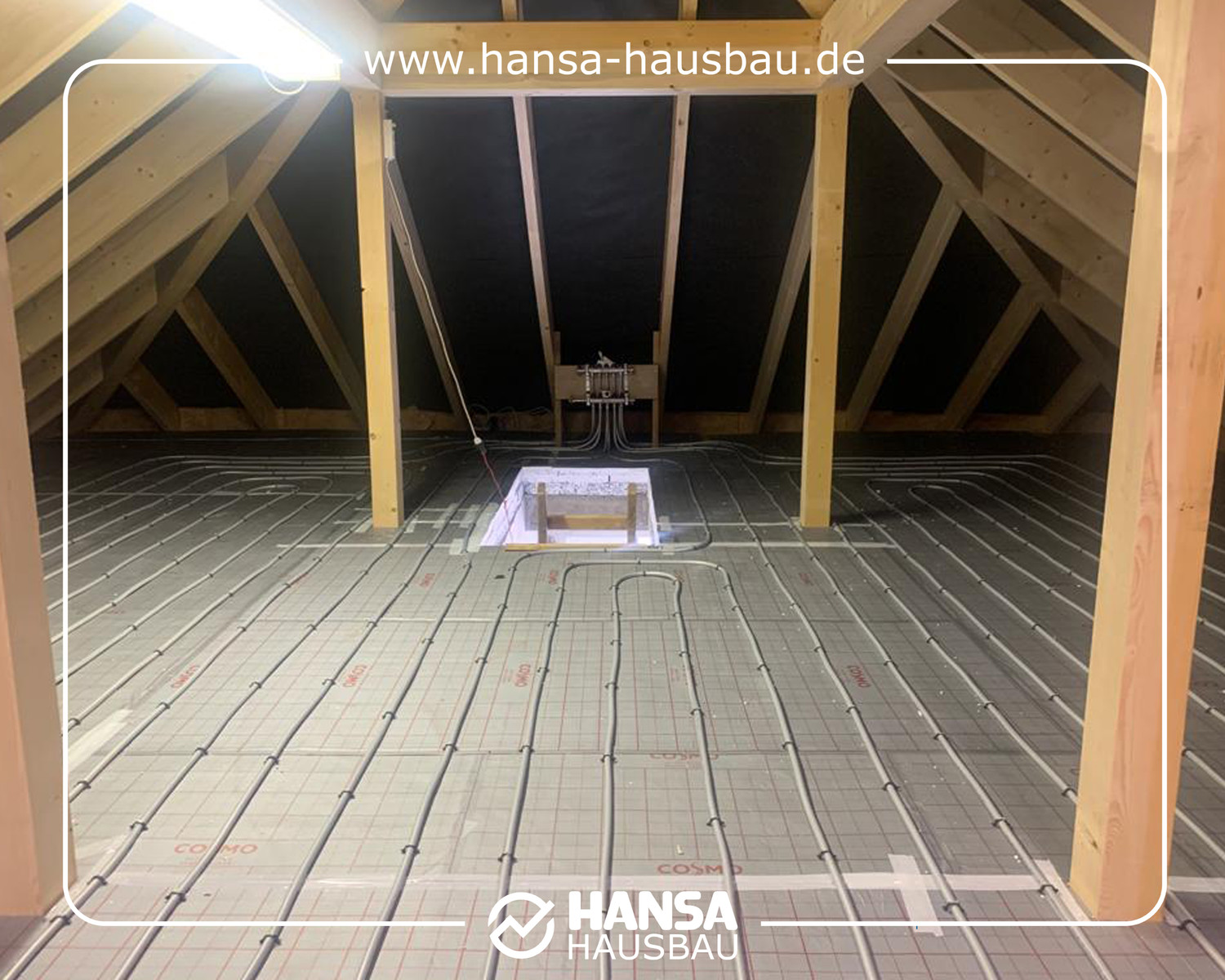 Hansa Hausbau Neubau Fußbodenheizung 02