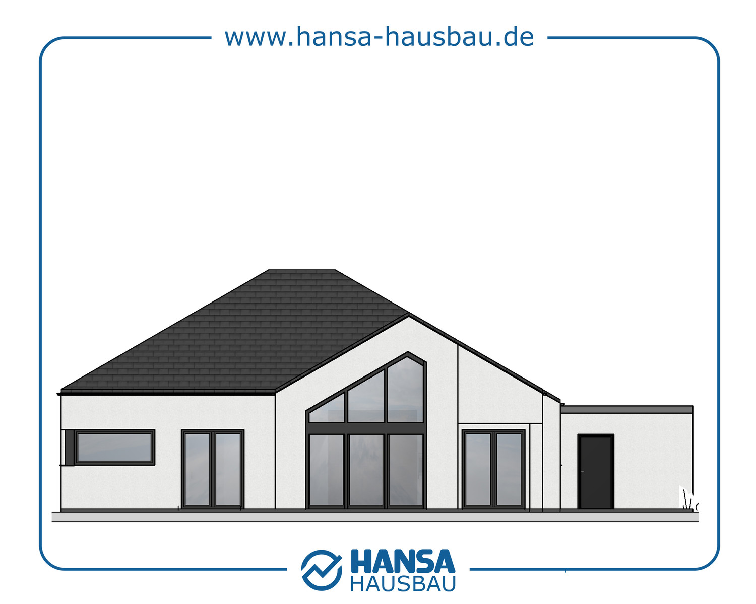 Hansa Hausbau Bauplanung Architektenhaus Neubau 
