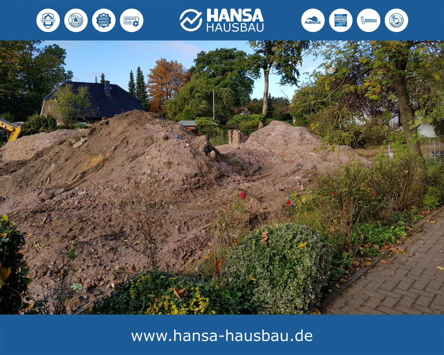 Hansa Hausbau Abrissarbeiten Erdarbeiten Prisdorf 02