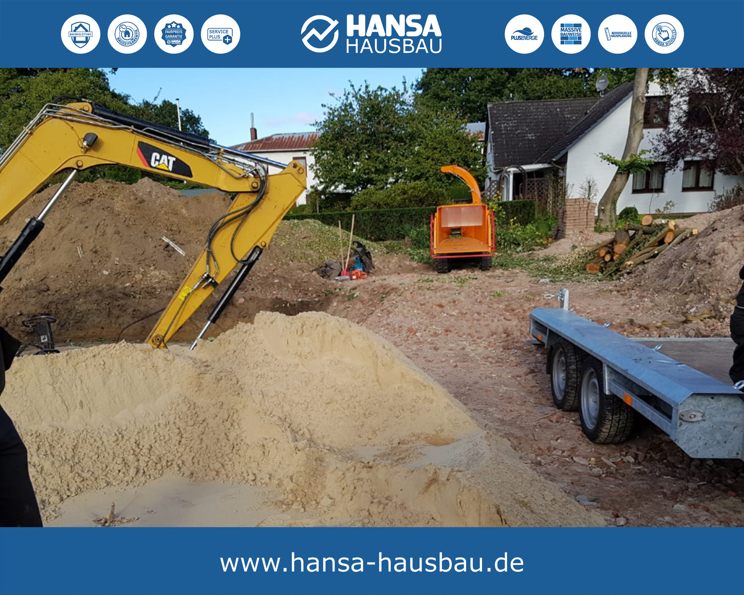 Hansa Hausbau Abrissarbeiten Erdarbeiten Prisdorf 03