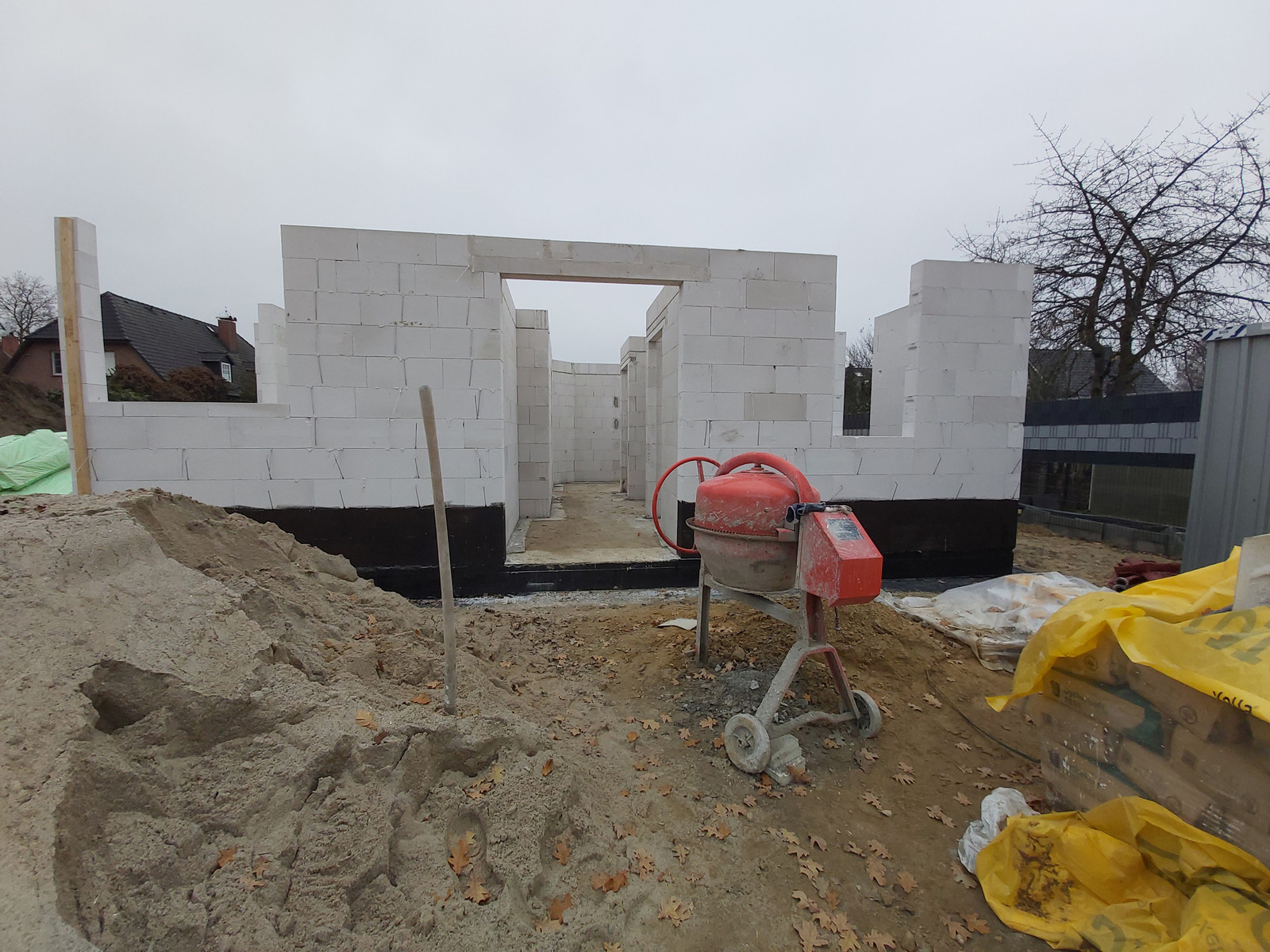 Hansa Hausbau Erdgeschoss Maurerarbeiten Stuhr 04