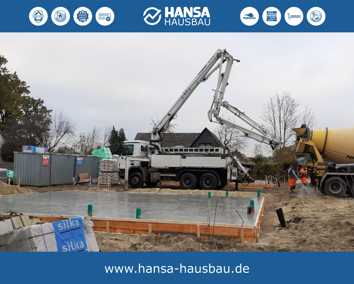 Prisdorf Baubeginn Bodenplatte