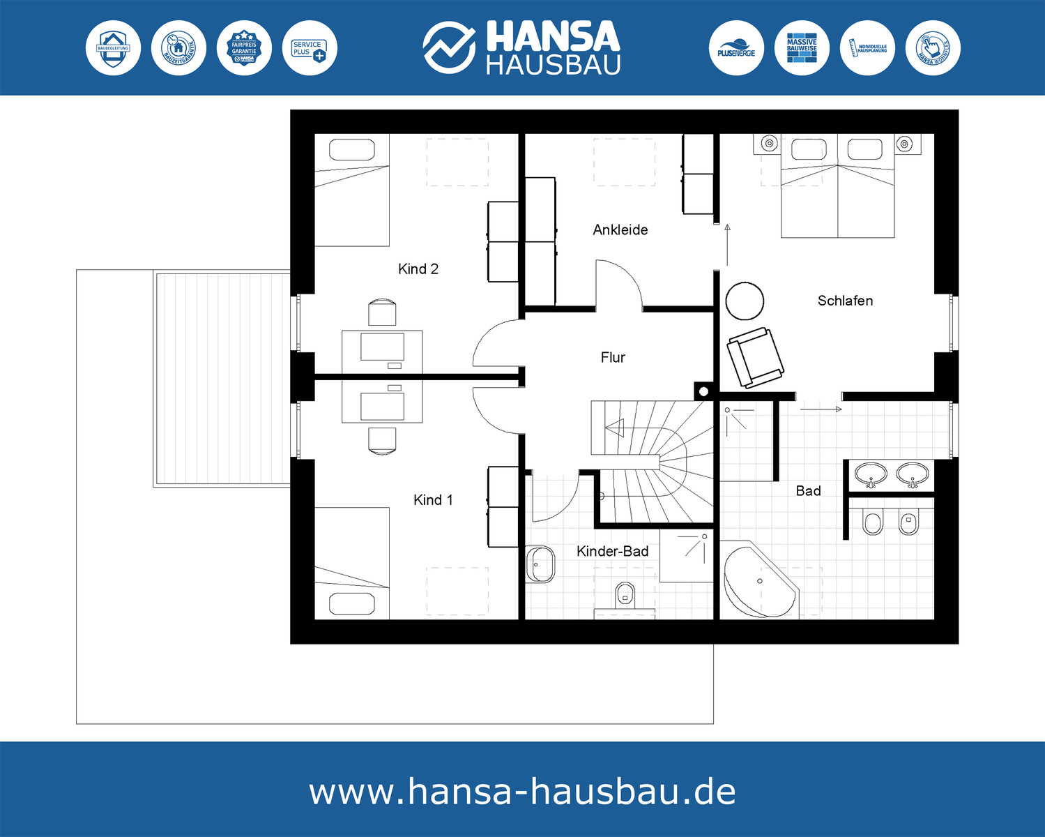 Hansa Hausbau Satteldach 177 M² 06