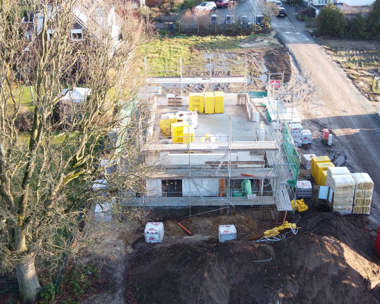 Hansa Hausbau Richtfest Stuhr Dach 07