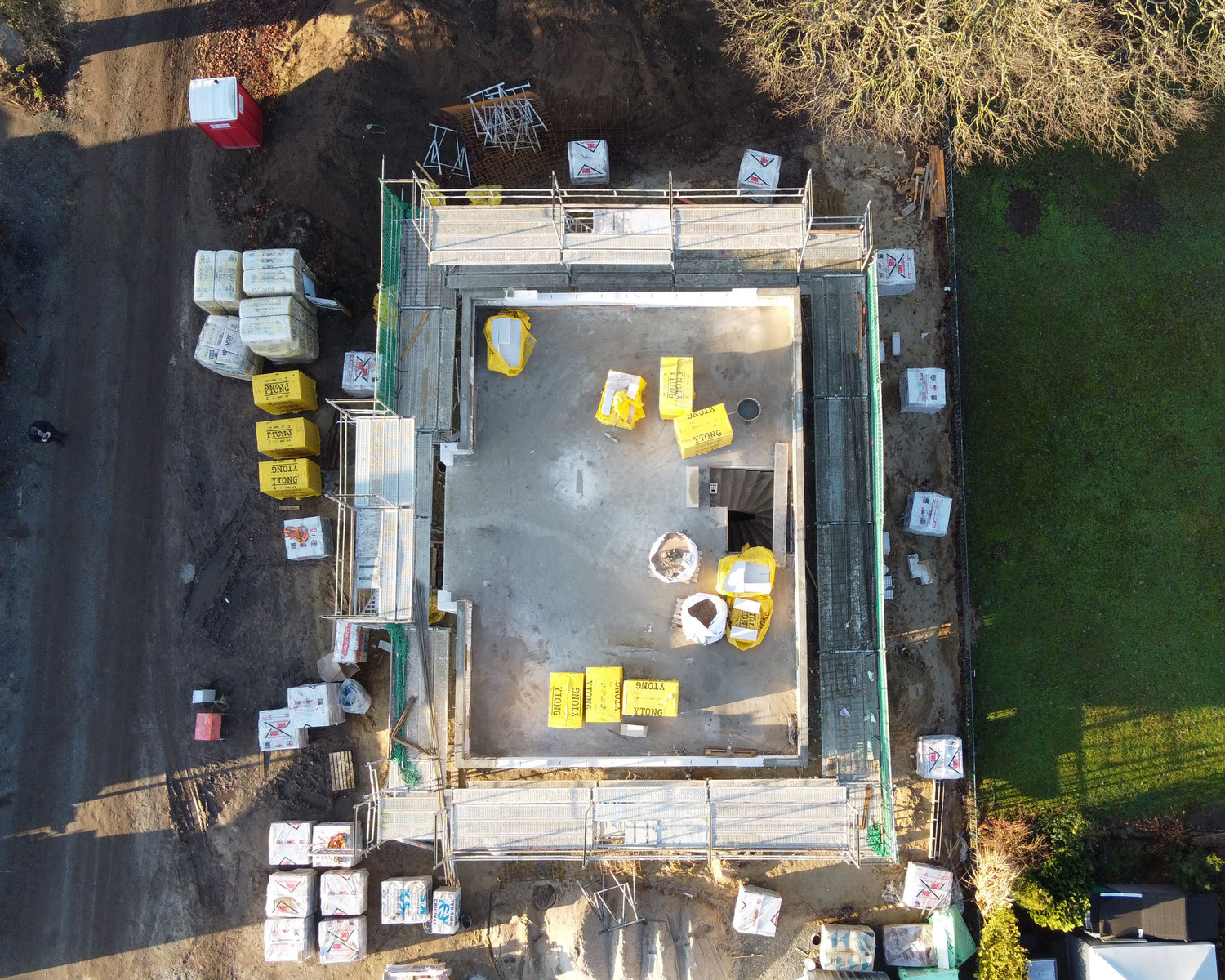 Hansa Hausbau Richtfest Stuhr Dach 08