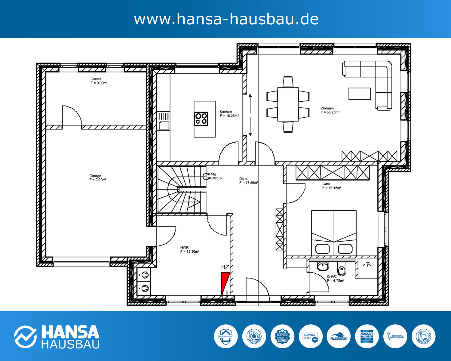 Hansa Hausbau Staffelhaus Toskanahaus 05