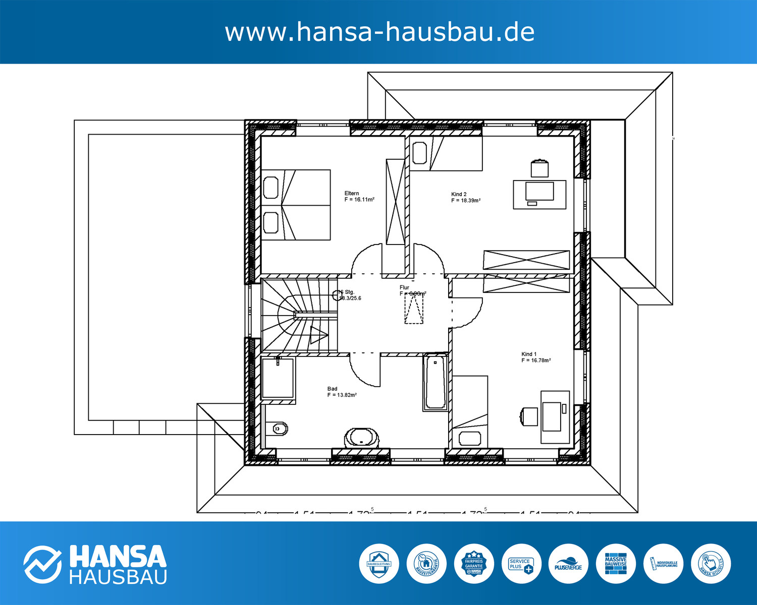 Hansa Hausbau Staffelhaus Toskanahaus 06