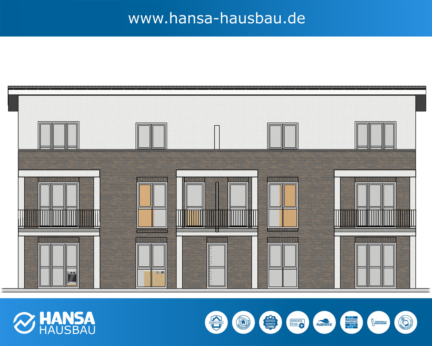 Hansa Hausbau Mehrfamilienhaus 7 Wohneinheiten 03
