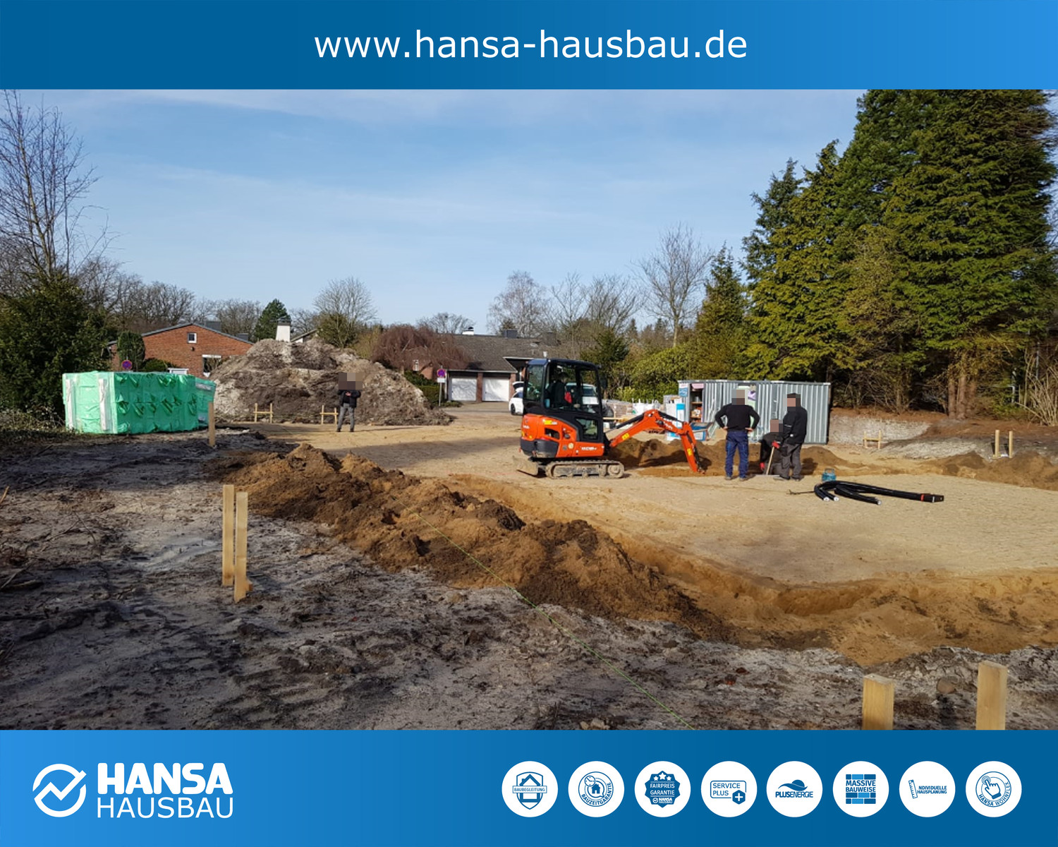 Hansa Hausbau Bodenplatte Pinneberg Stadtvillen 02