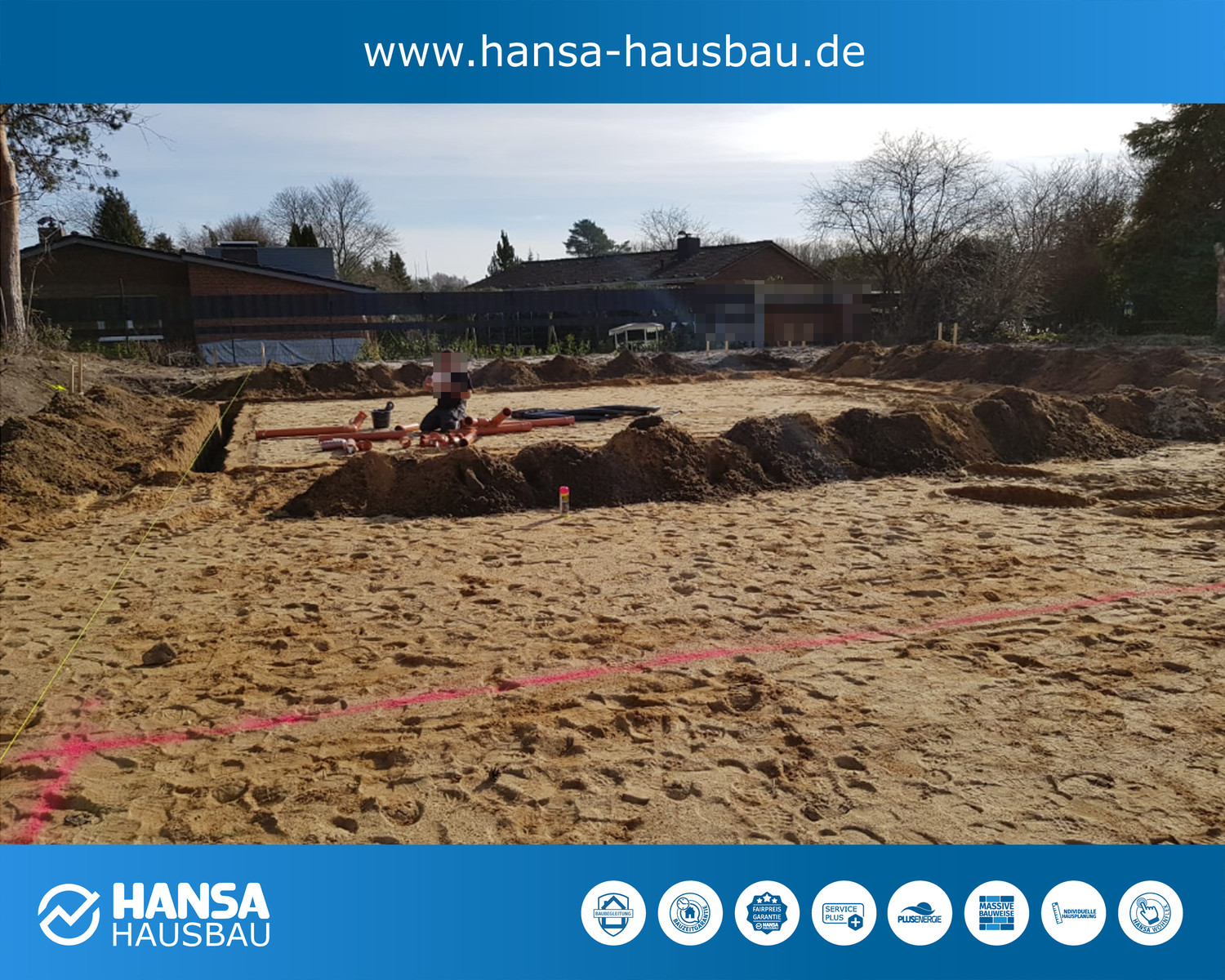 Hansa Hausbau Bodenplatte Pinneberg Stadtvillen 03