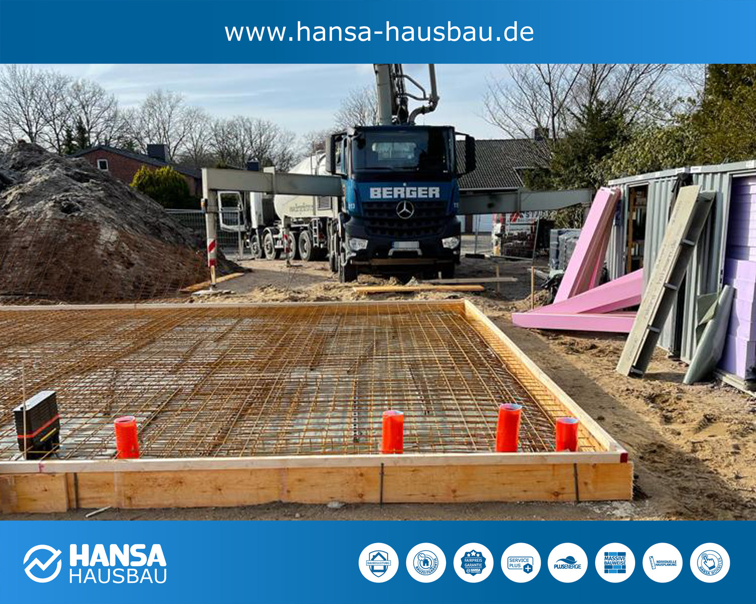 Hansa Hausbau Bodenplatte Pinneberg Stadtvillen 06