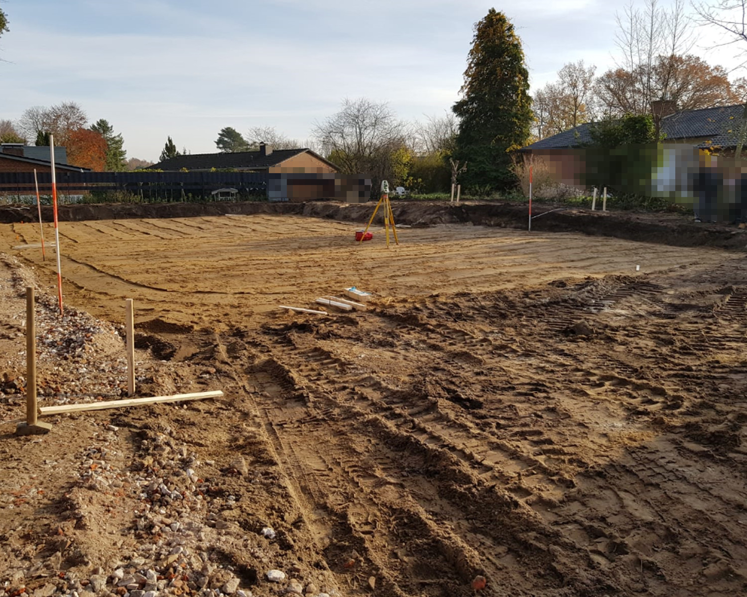 Hansa Hausbau Erdarbeiten Vermessung Pinneberg 02