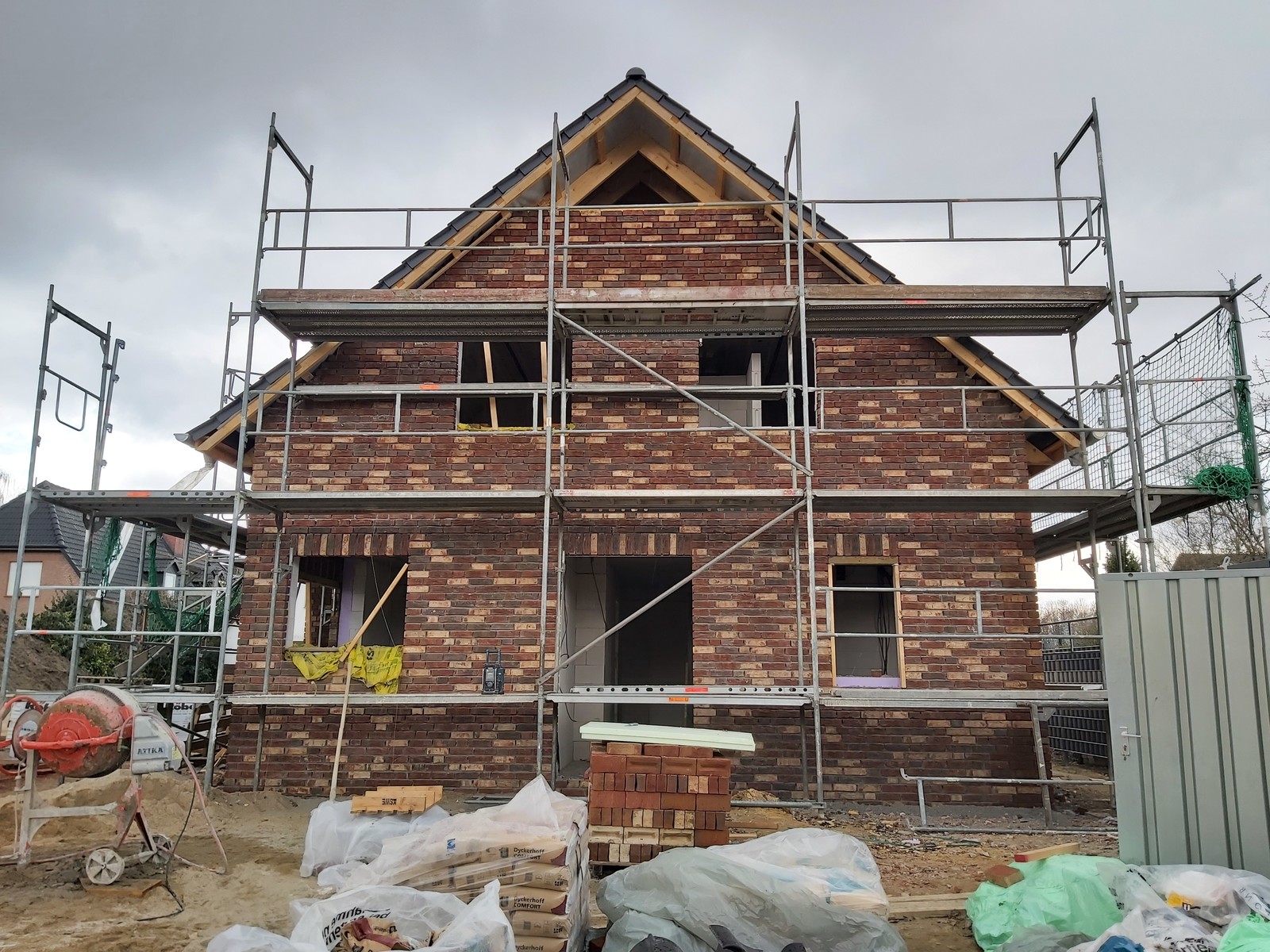 Hansa Hausbau Neubau Baugebiet Rohbau 05