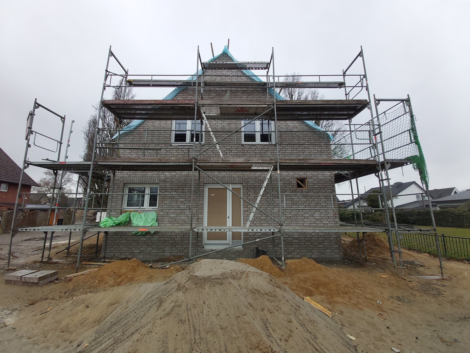 Hansa Hausbau Fenstermontage Neubau Stuhr 02