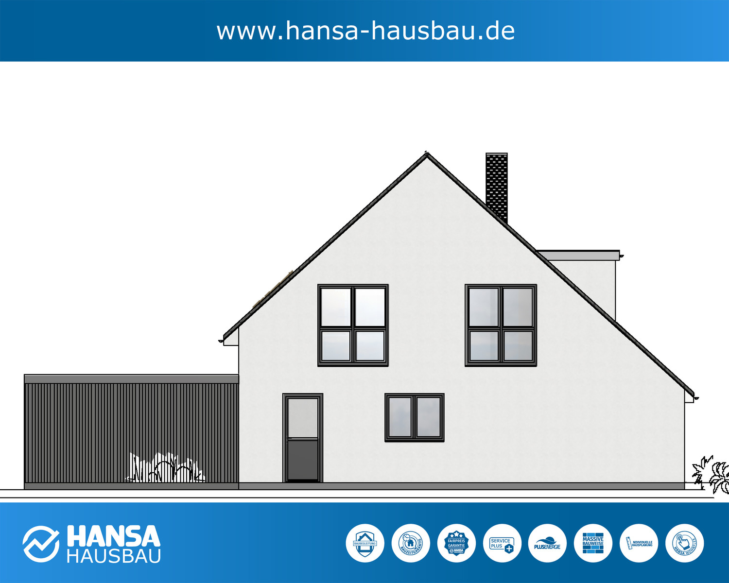Hansa Hausbau Satteldaach Individuell 167 M² 02
