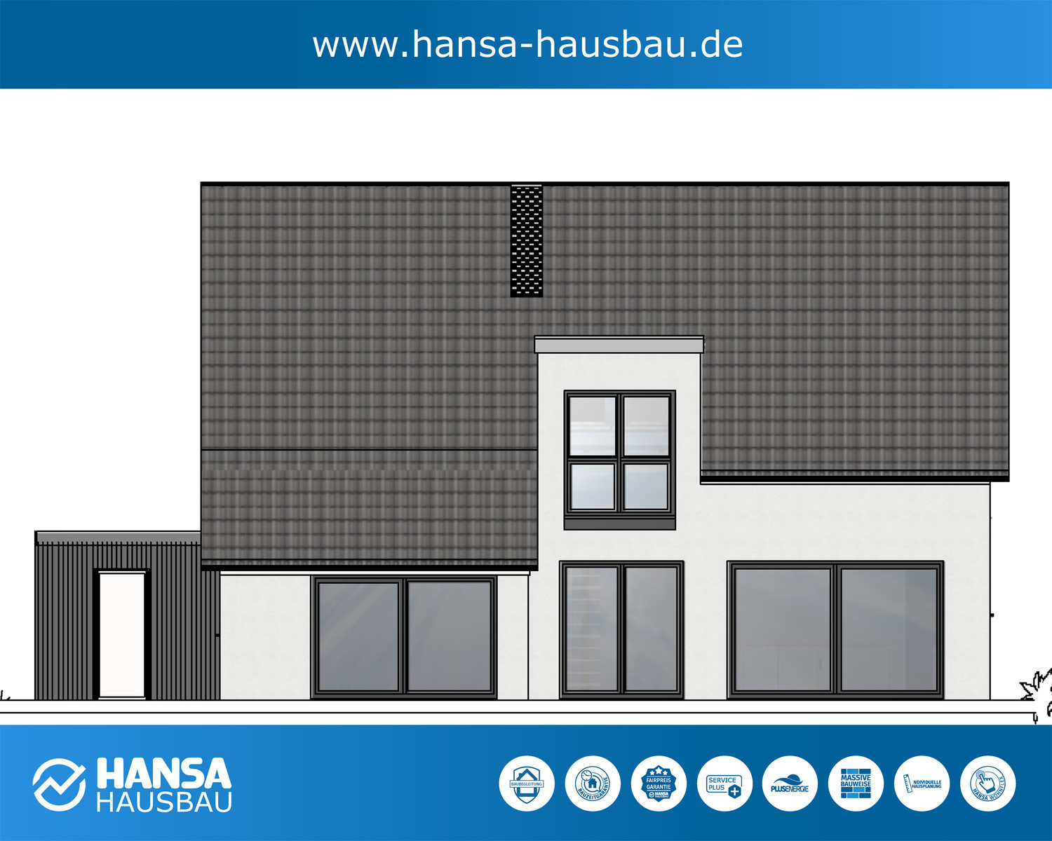 Hansa Hausbau Satteldaach Individuell 167 M² 03