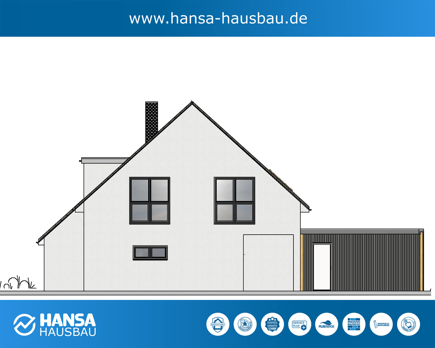 Hansa Hausbau Satteldaach Individuell 167 M² 04