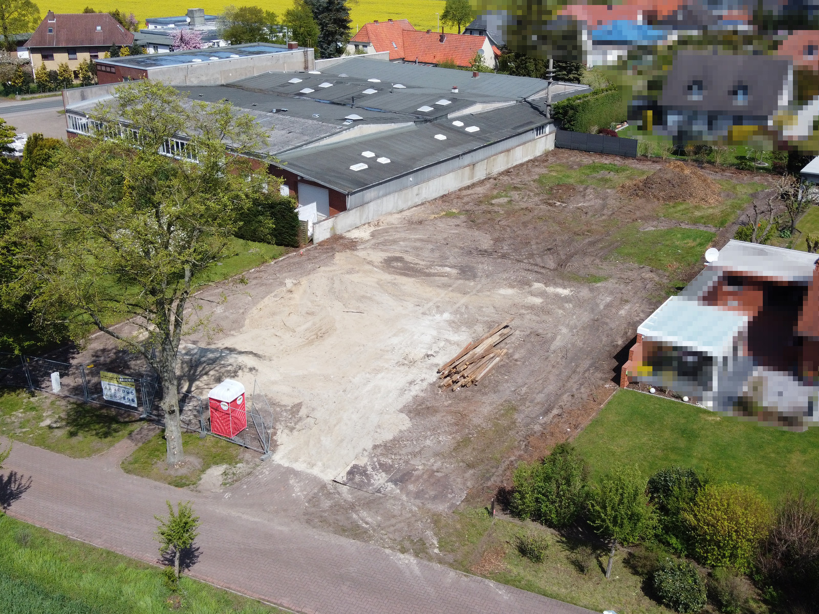 Hansa Hausbau Weyhe Grundstück Abrissarbeiten 02