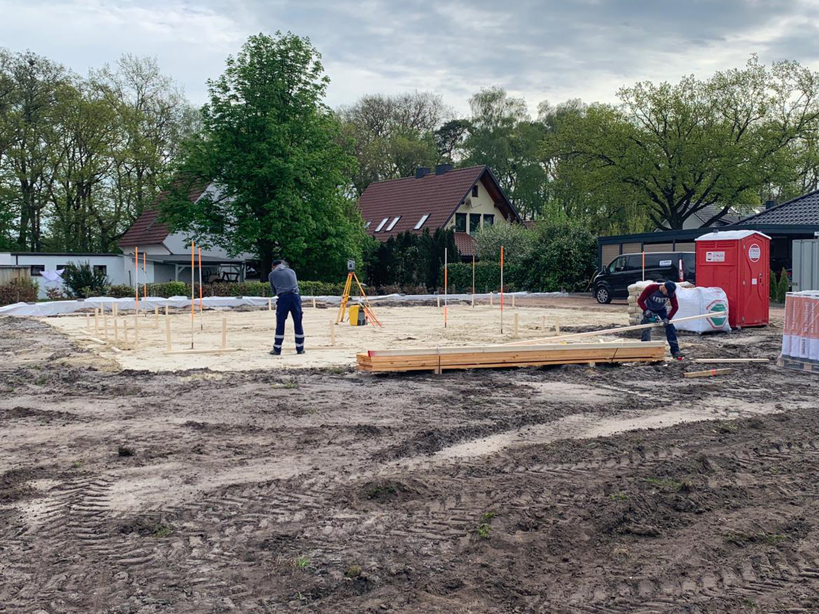 Hansa Hausbau Neubau Bodenplatte Lilienthal 03