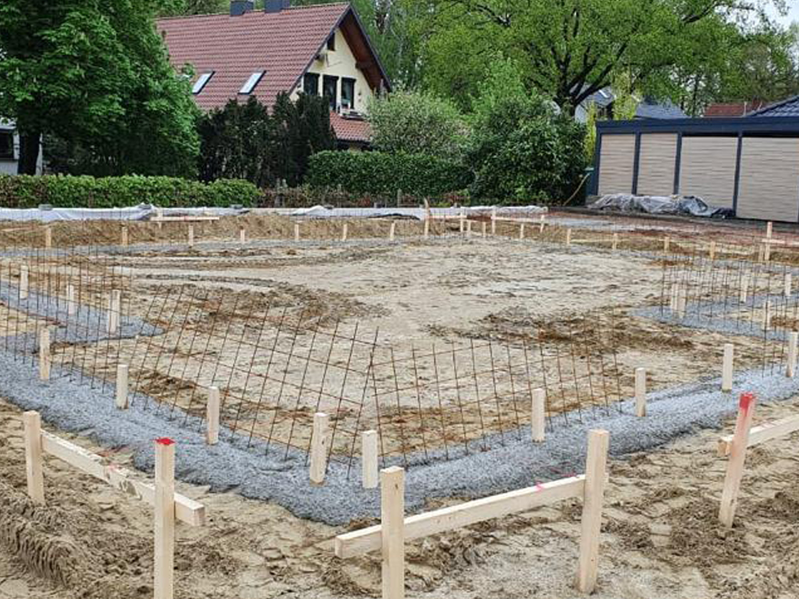 Hansa Hausbau Neubau Bodenplatte Lilienthal 04