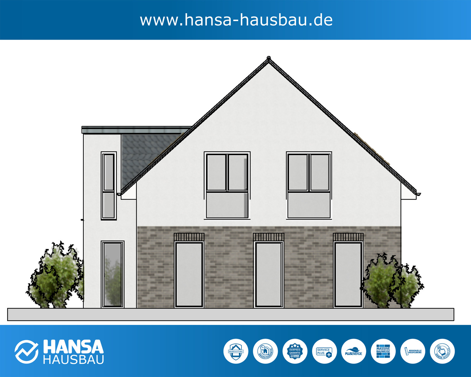 Hansa Hausbau Doppelhaus 135 M² 02