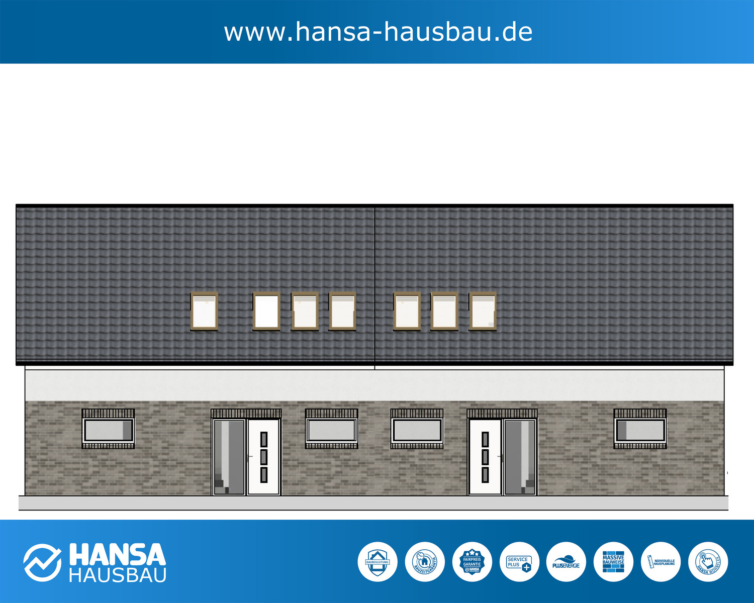 Hansa Hausbau Doppelhaus 135 M² 03