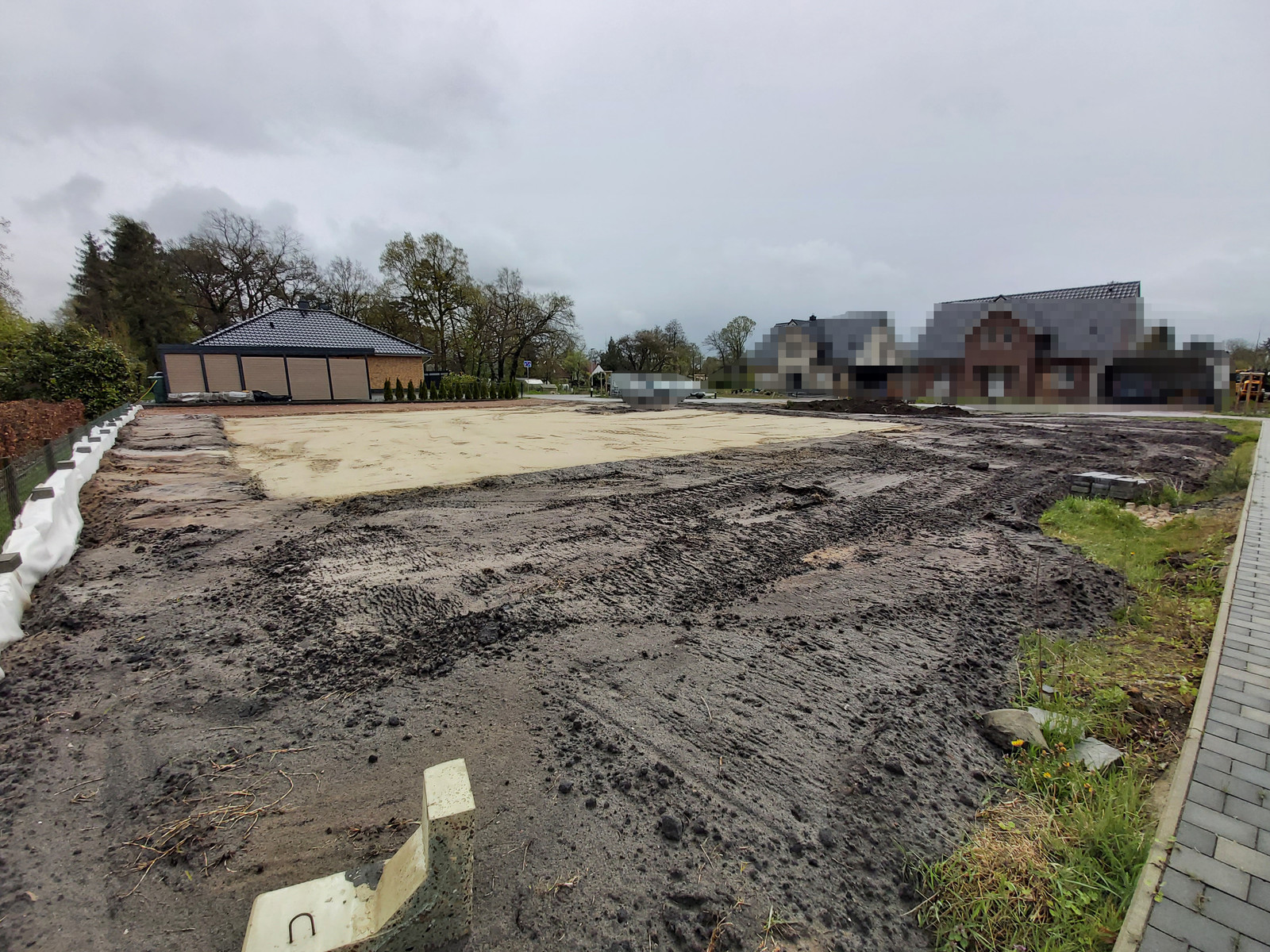 Hansa Hausbau Erdarbeeiten Baugrundstück Lilienthal 04