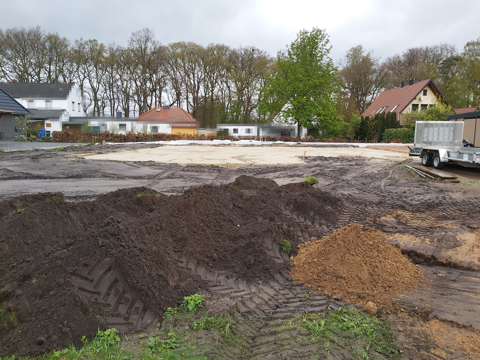 Hansa Hausbau Erdarbeeiten Baugrundstück Lilienthal 05