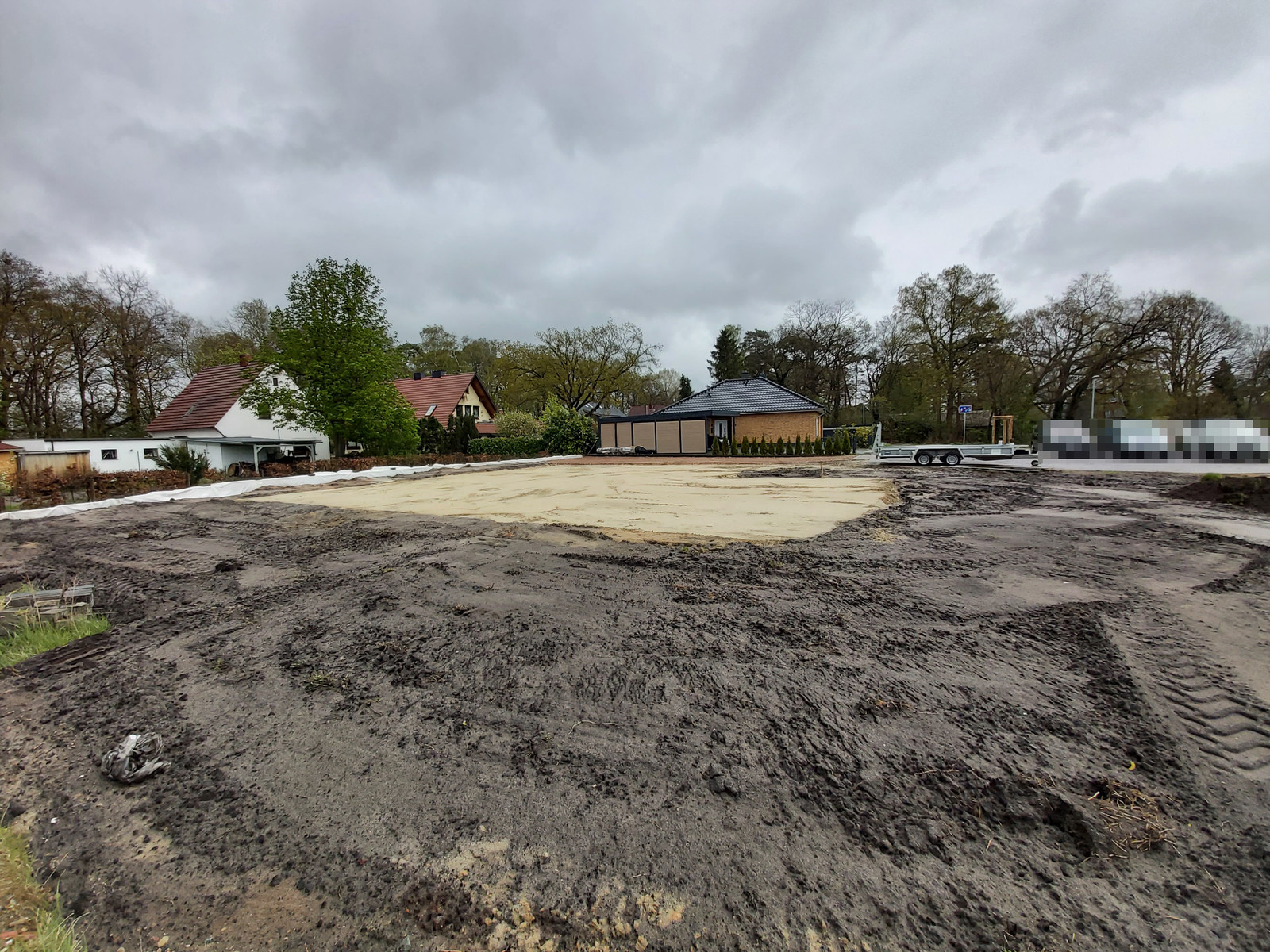 Hansa Hausbau Erdarbeeiten Baugrundstück Lilienthal 06