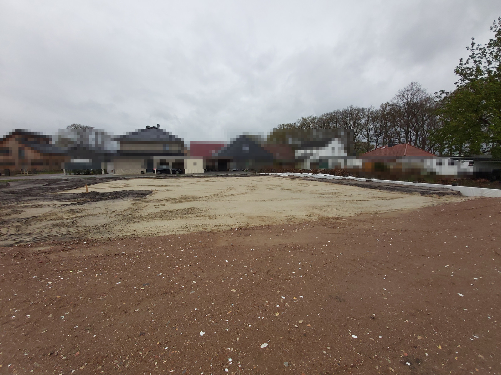 Hansa Hausbau Erdarbeeiten Baugrundstück Lilienthal 08