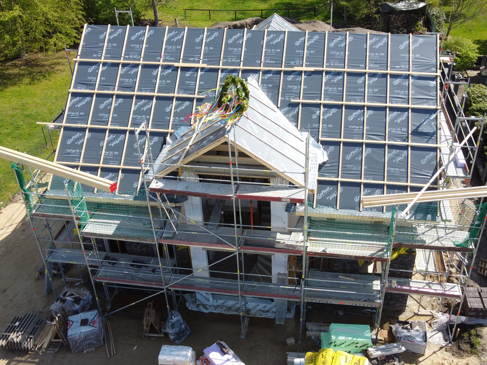 Hansa Hausbau Richtfest Dachdecker Syke 07