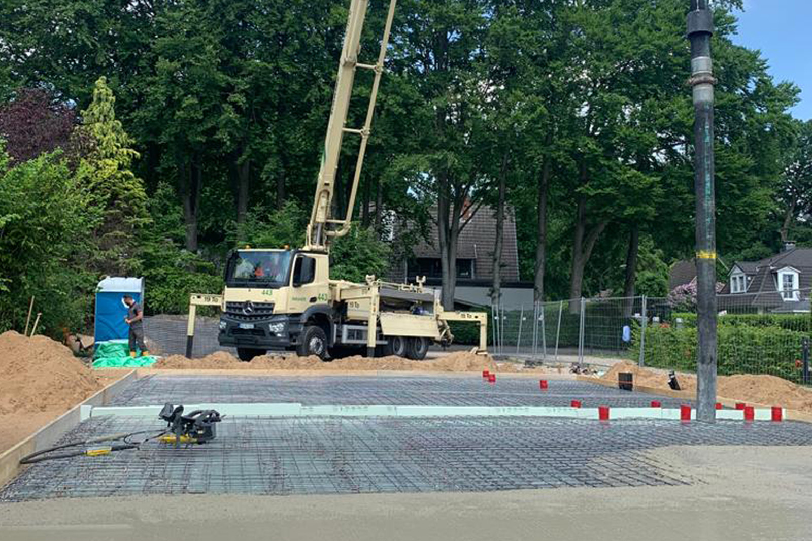 Hansa Hausbau Bodenplatte Neubau Hamburg 04