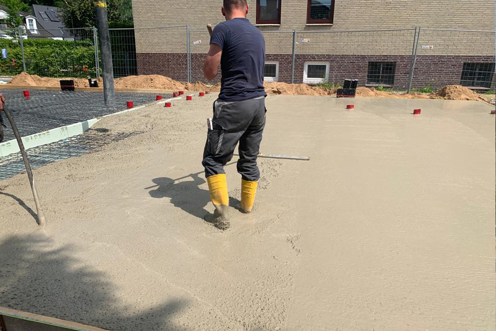 Hansa Hausbau Bodenplatte Neubau Hamburg 05